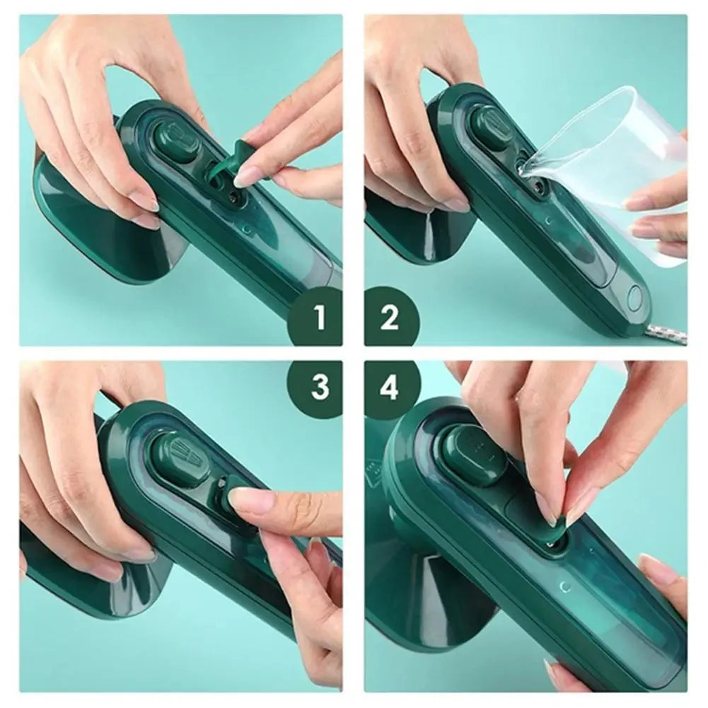 Portable Mini Steam Iron | Completely Remove Wrinkles in Clothes